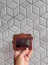 Women's Real Leather Card Holder Small Genuine Leather Fashionable Unisex Wallet Card Holder