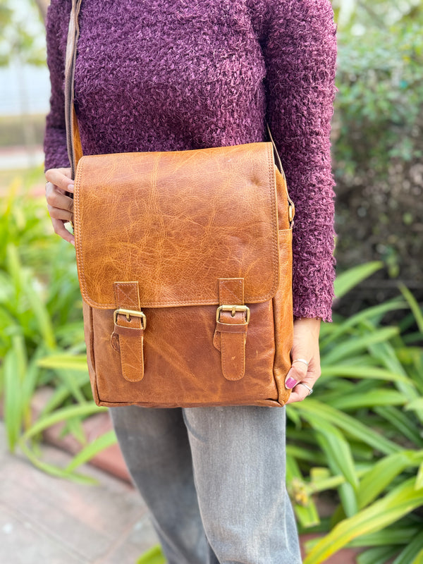 Genuine Leather Handmade Handbags Shopping Bag Casual Bags Stylish Looking Handbag for Women's Use