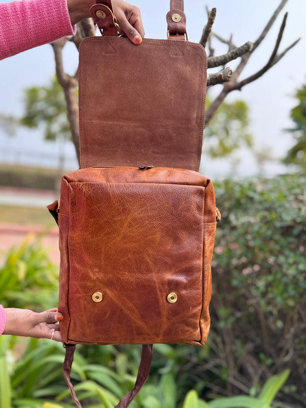 Genuine Leather Handmade Handbags Shopping Bag Casual Bags Stylish Looking Handbag for Women's Use