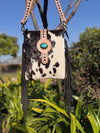 Hand Tooled Carving Handbag Real Cowhide Leather Fringe Bohemian Bags