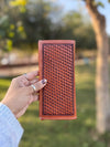 Men's Long Wallet Hand Tooled Carving LeatherFashion Stylish Cash Holder Gift for Him