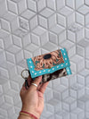 Western Hair on Cowhide Leather New Hand Tooled Carving Small Coin PurseMini Wallet for Women Gifts