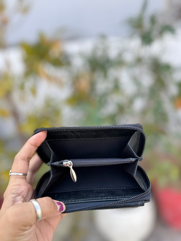Genuine Leather Premium RFID Blocking Large Capacity Full Grain Slim Purse Card Wallet Short Wallet Cash Holder ID Cards