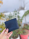 Men's Wallet Zipper Cash Card Holder Money Wallet Full Grain Genuine Leather
