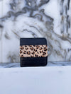 Genuine Leather Wallet Animal Print Men's Wallet Leopard Fur Card Holder