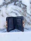 Genuine Leather Wallet Animal Print Men's Wallet Leopard Fur Card Holder