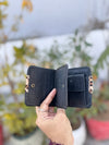 Genuine Leather Wallet Animal Print Men's Wallet Leopard Fur Card Holder