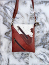 Cowhide Fur Leather Sling Bag Genuine Leather Luxury Bag for Women's Uses