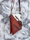 Cowhide Fur Leather Sling Bag Genuine Leather Luxury Bag for Women's Uses