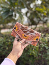 Hand Tooled Clutch Stylish Genuine Leather Cowhide Fur Leather Western Clutches