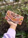 Hand Tooled Clutch Stylish Genuine Leather Cowhide Fur Leather Western Clutches