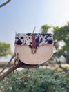 Women's Real Cowhide Fur Leather Western Style New Designer Sling Bag