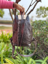 Real Cowhide Fur Backpack Western Style Bags Travel Bags Unisex Bag Wholesale Bulk Product