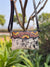 Cowhide Fur Leather Handbag Hand Tooled Carving Leather Sling Bag