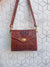 Hand Tooled Leather Sling Bag Gypsy Boho Handmade Western Stylish Multi Uses Bags