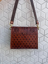 Hand Tooled Leather Sling Bag Gypsy Boho Handmade Western Stylish Multi Uses Bags