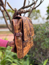Crunch Leather Backpack StylishReal Leather Backpack Unisex School Bags