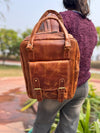 Real Crunch Leather Backpack Bags Hot Sale Laptop Bag Backpack School Bag Notebooks