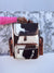 Cowhide Fur Leather Backpack Hair On Hide Fur Stylish Backpack School Bags UnisexBag