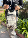 Real Cowhide Fur Leather Backpack Western Style Bags Travel Bags Unisex Bag Wholesale Bulk Product