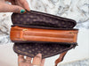 Crunch Leather Travel Shoulder Bag Trendy Fashion Men's Messenger Bag Designer Small Cross body Bag