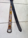 Hand Tooled Leather Belts Stylish Handmade Belts Sun FlowerBoho Vintage Stylish Western Leather Belts (Copy)