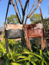 Cowhide Fur Fringe Handbag Stylish Purse Genuine Leather Hot Sale Bohemian Bags