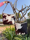 Cowhide Fur Leather Tote Bag Real Leather Designer Shoulder Bags for Women's Multi Use
