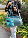 Combo Of Two Genuine Leather Tote Bag & Sling Bag