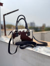 Cowhide Fur Leather Sling Bags High Quality Cross Body Messenger Shoulder Bag Women