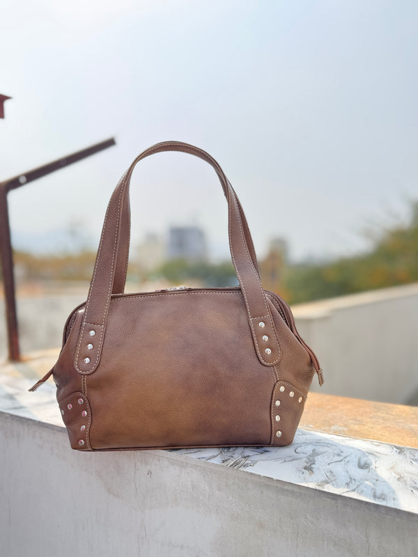 Genuine Leather Tote Bag Stylish Purse Real Leather Big Size Bags for Women's