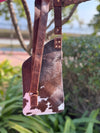 Cowhide Fur Leather Hair on Hide Shoulder Bag Stylish Trending Travel Handbag