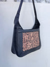 Hand Tooled Leather Sling Handbag Pattern Genuine Leather Cross Body Bag
