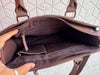 Hand Tooled Leather Handbag Cowhide Fur Leather Brown Colour Tote Bag