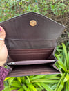 Hand Tooled Carving Wallet Clutch Stylish Cowhide Fur Leather Wallet Western Leather Wallets