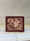 Long Zipper Men's Wallet Hand Tooled Leather Fashionable Brown Colour Cash Holder Gift for Him (Copy)