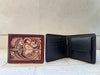 Long Zipper Men's Wallet Hand Tooled Leather Fashionable Brown Colour Cash Holder Gift for Him (Copy)