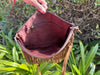 Western Pattern Hair on Hide Fur Fringe Leather Sling Bag Patches Cowhide Fur Cross body Handbag