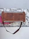 Latest Arrival Vintage Style Aztec Tooled Leather Duffel Bags Genuine Leather Large Travel Bags