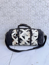 Cowhide Leather Luggage Bags Unique Designer Handmade Bag Unisex Travel Duffel Bag