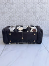 Genuine Leather Hair On Hide Luggage Bags Unique Designer Handmade Bag Unisex TravelDuffel Bag