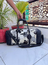 Genuine Leather Hair On Hide Luggage Bags Unique Designer Handmade Bag Unisex TravelDuffel Bag