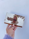 Cowhide Fur Leather Clutch Purse Pouch Wallet Hair on Hide Fur Leather Wallet Gift for Women's