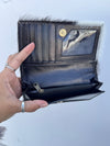 Cowhide Fur Leather Clutch Purse Pouch Wallet Hair on Hide Fur Leather Wallet Gift for Women's
