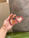 Hand Tooled Leather Key rings Handcrafted Stylish Cowhide Leather Unique Pattern Key chai