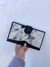 Cowhide Leather Big Size Clutch for Women's Real Leather Purse Clutch Card Case Western Wallet