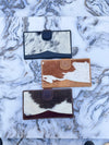 Cowhide Leather Big Size Clutch for Women's Real Leather Purse Clutch Card Case Western Wallet