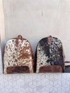 Genuine Leather Handmade Hair On Hide Leather Backpack RucksackBackpack Wholesale Bulk Product