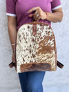 Genuine Leather Handmade Hair On Hide Leather Backpack RucksackBackpack Wholesale Bulk Product