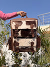 Cowhide Fur Leather Backpack Genuine Leather Stylish Backpack School Bags